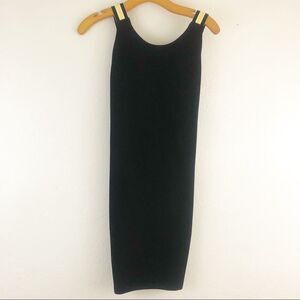 By the way Back yellow strings sleeveless dress size  M